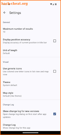 Lost places nearby screenshot