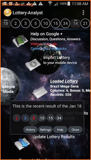Lottery-Analyst screenshot