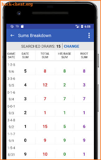 Lottery App -  Lotto Winning Numbers & Predictions screenshot