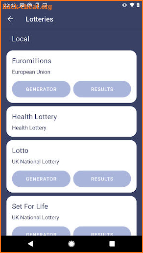 Lottery Balls screenshot