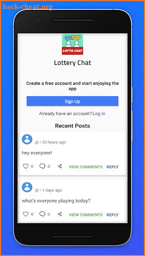 Lottery Chat & Lotto Forum screenshot