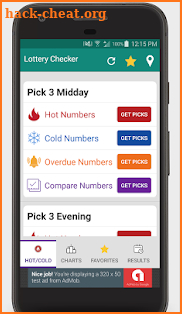 Lottery Number Prediction & Generator App screenshot