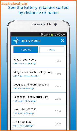 Lottery Places screenshot