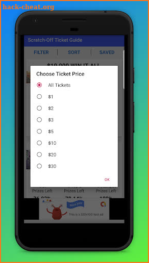 Lottery Scratchers Guide - Scratch-Off Helper Tool screenshot