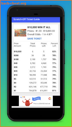 Lottery Scratchers Guide - Scratch-Off Helper Tool screenshot