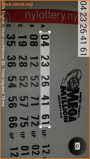 Lottery Ticket Checker (Scanner) screenshot