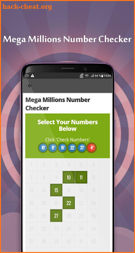 Lottery ticket scanner (checker) screenshot