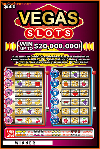 Lotto Scratch – Las Vegas screenshot