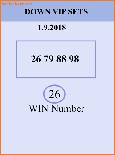 Lotto Vip Down screenshot