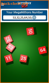 Lottodice Megamillions screenshot