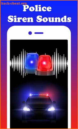 Loud Police Siren Sound - Police Siren Light Pro screenshot