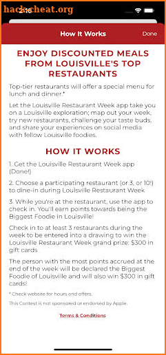 Louisville Restaurant Week screenshot
