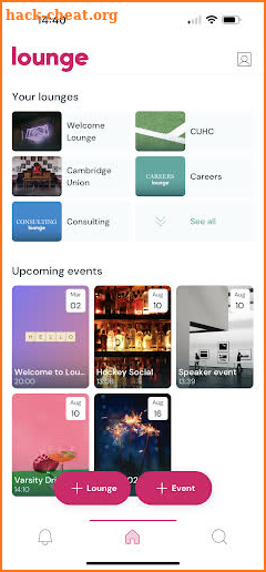 Lounge - Groups & Events screenshot