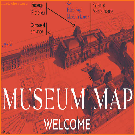 Louvre Museum Indoor Map 2019 screenshot
