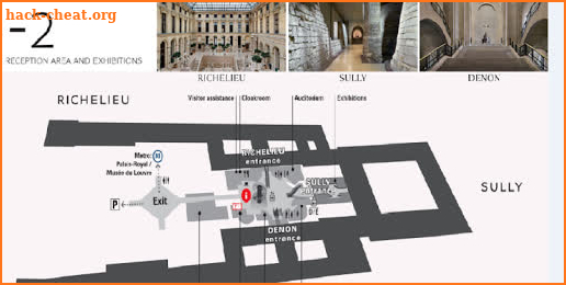 Louvre Museum Indoor Map 2019 screenshot