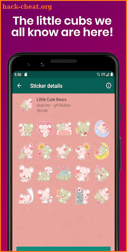 Love and Cute Stickers for WhatsApp screenshot