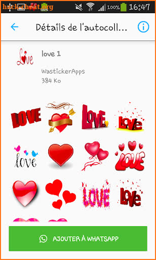 Love & Relationship stickers -WAStickerApps screenshot