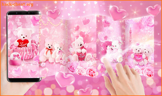 Love Bear Couple Live Wallpapers screenshot