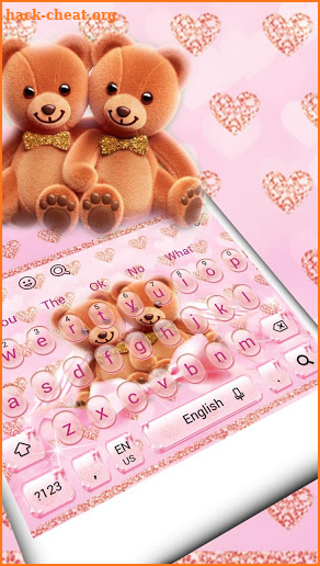 Love Bear Keyboard screenshot