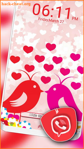 Love Birds Launcher Theme screenshot