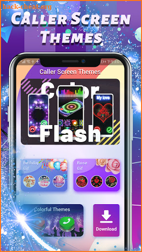 Love Caller Screen Themes - Color Flash screenshot