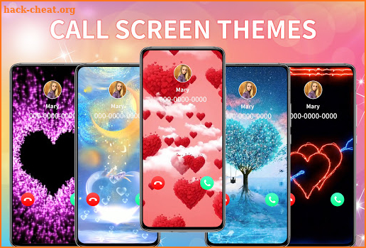 Love Caller Theme - Color Call Phone & Flashlight screenshot