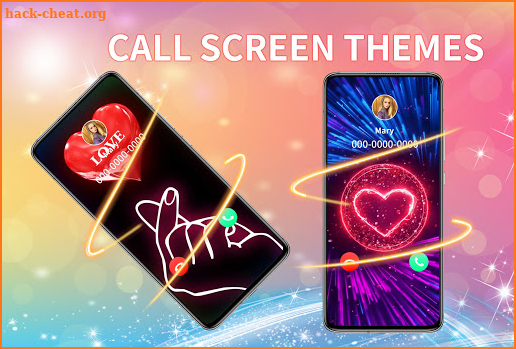 Love Caller Theme - Color Call Phone & Flashlight screenshot
