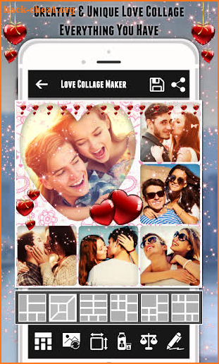 Love Collage Photo Editor : Photo Frame & Locket screenshot