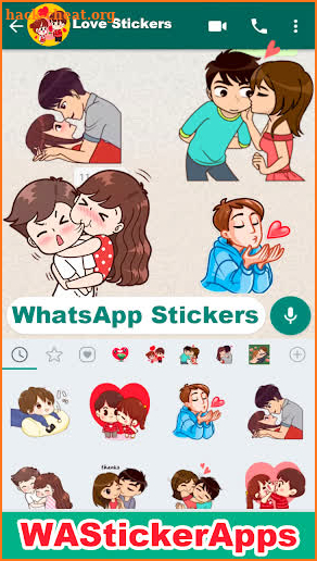 Love Couple Stickers - WAStickerApps screenshot