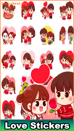 Love Couple Stickers - WAStickerApps screenshot