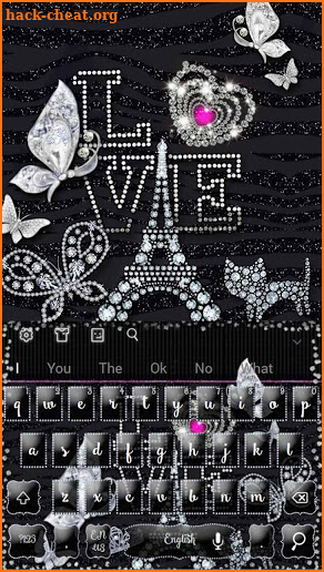 Love Diamond Keyboard screenshot