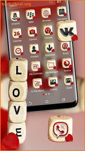Love Dice Launcher Theme screenshot