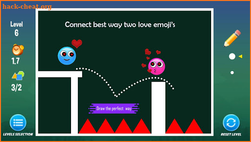 Love Dots Emoji 2 - Physics Puzzles screenshot