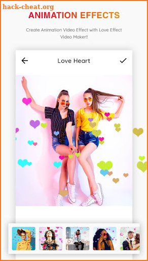 Love Effect Video Maker - Animation, GIF screenshot