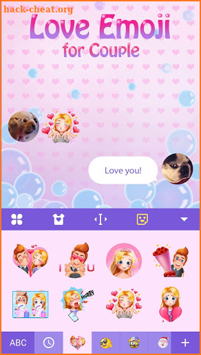 Love Emoji for Valentine's Day screenshot