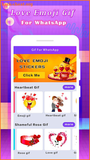 Love Emoji Gif For WhatsApp screenshot