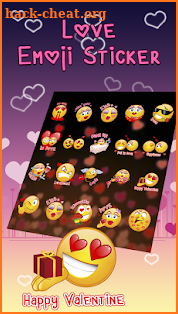Love Emoji Sticker screenshot