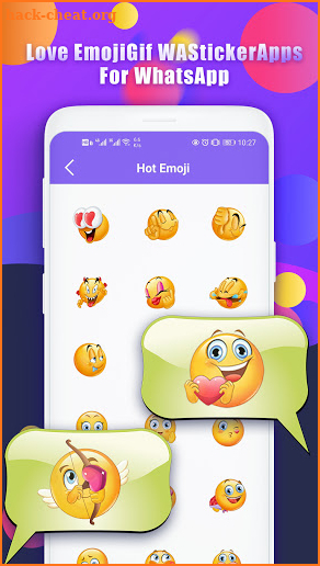 Love EmojiGif WAStickerApps For WhatsApp screenshot