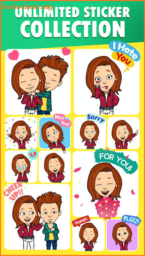 Love Emojis & Anime Stickers for Whatsapp Pack screenshot
