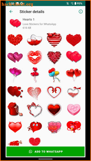 Love Emojis Stickers screenshot