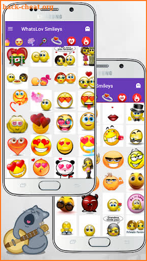 💞  Love emoticons & stickers - animated - Package screenshot