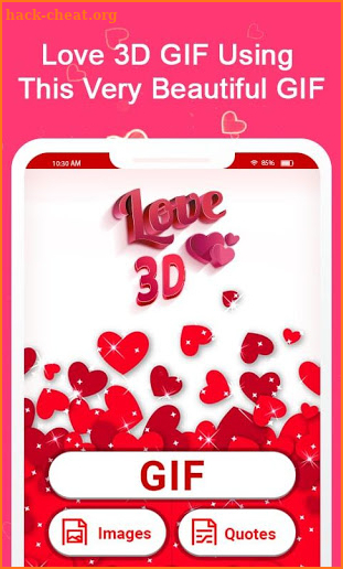 Love GIF 3D screenshot