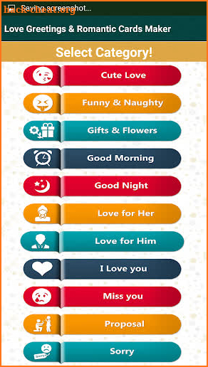 Love Greeting Cards Maker Romantic eCards Editor screenshot