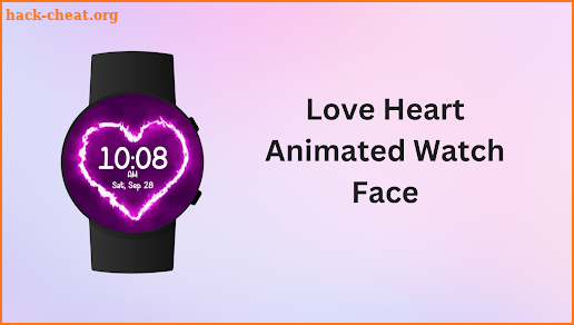 Love Heart Animated Watch Face screenshot