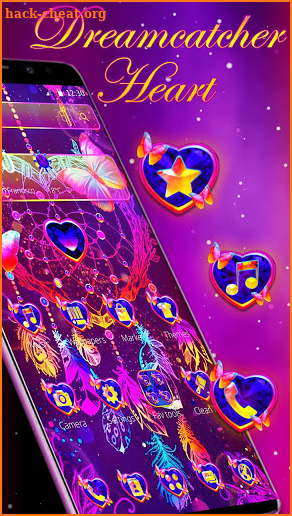 Love Heart Dream Catcher Theme screenshot