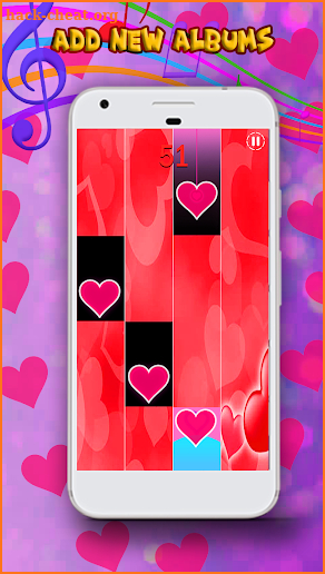 Love Heart Piano Tiles 2018 screenshot
