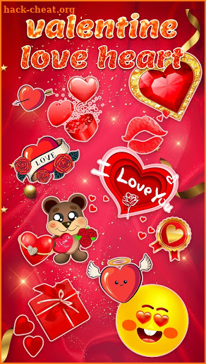 Love Heart Valentine Keyboard Theme screenshot
