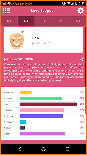 Love Horoscopes screenshot