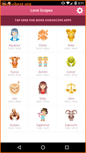 Love Horoscopes screenshot