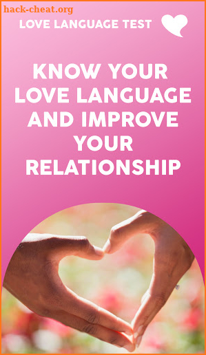Love Language Test screenshot